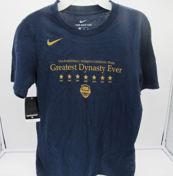 WNBA Girls' Gold Medal Greatest Dynasty Graphic T-Shirt - Medium - Navy image 0