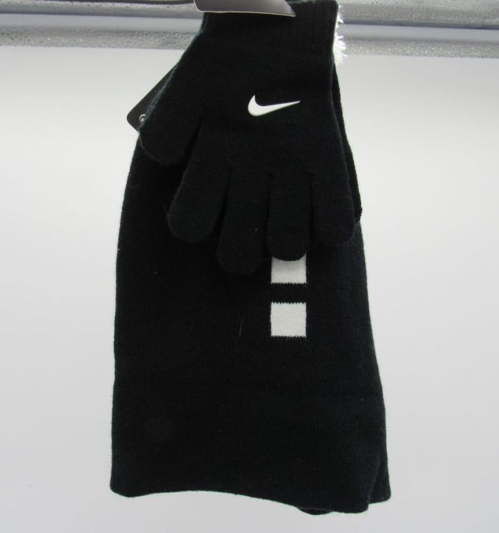 Nike Boys' Elite 2-Piece Glove and Beanie Set OSFA - Black image 1