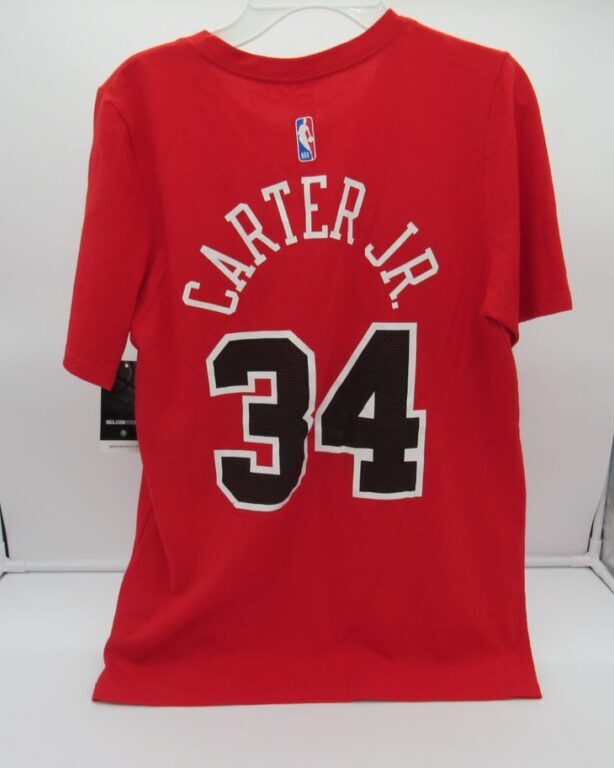 Nike Boys' NBA Wizards Carter Jr. #34 - Large - Red image 1
