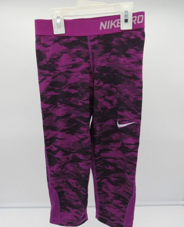 Nike Girls' Pro Leggings - Medium - Purple Mist image 0