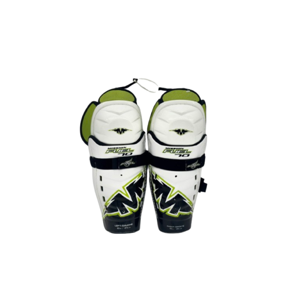 Mission Fuel Shin Guards - 10" Green image 0