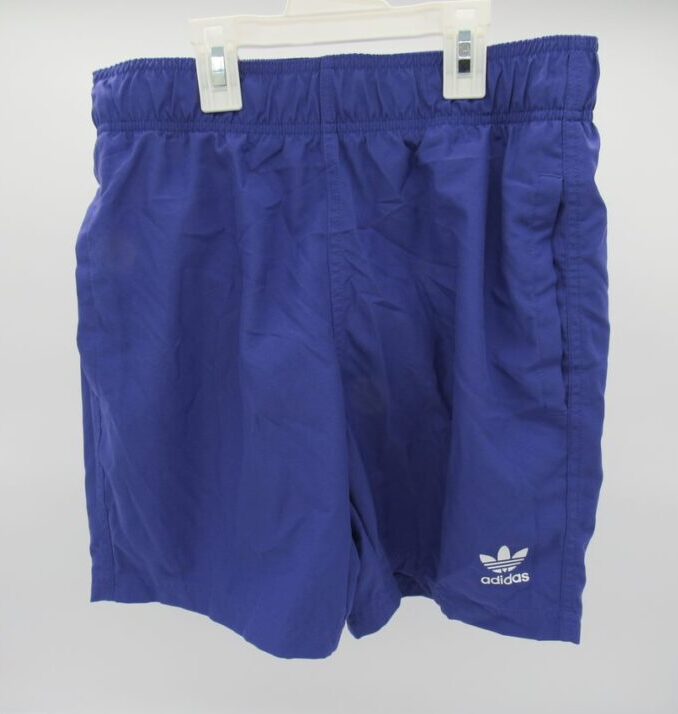 Adidas Originals Men's Adicolor Essentials Trefoil Woven Swim Shorts - Small - Purple image 0