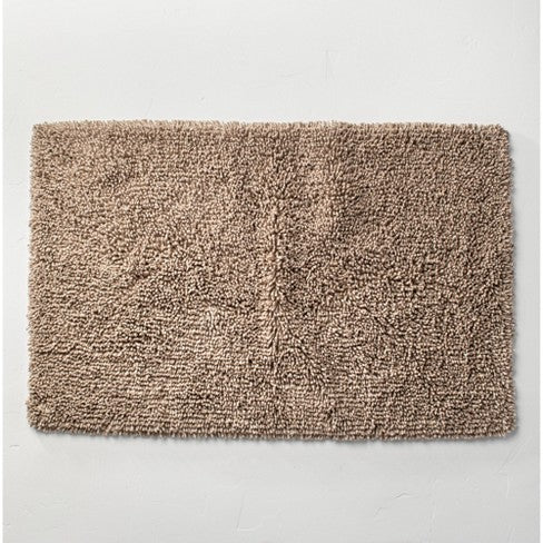 24"x 40" Looped Bath Rug Dark Sand image 0