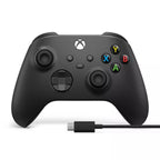 Black Wirless Xbox Controller + USB Connector image 0