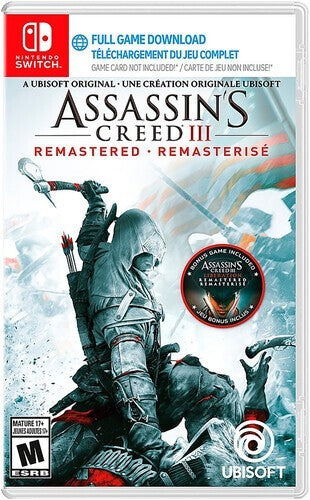 Assassin's Creed III Remastered - Nintendo Switch (Code in Box)