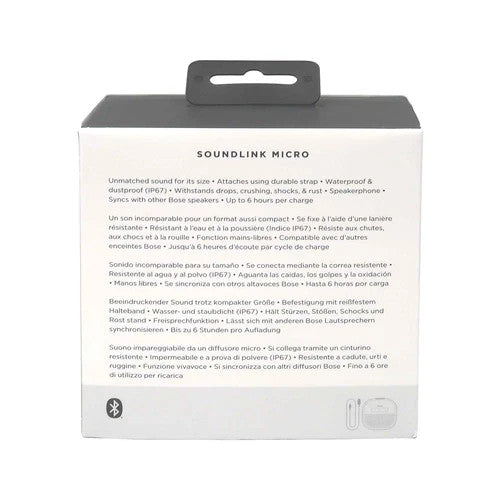 Bose Soundlink Micro Bluetooth Speaker (Smoke White)