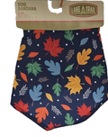 Lake & Trail Dog Bandana Large/XL (18"-24") - Blue Fall