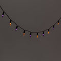 60-Count LED Halloween Orange & Purple Battery Operated String Lights