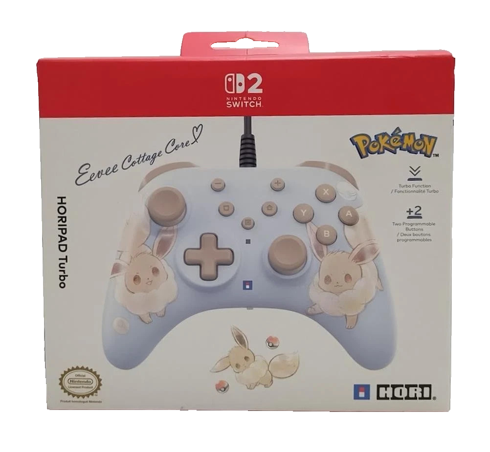 HORI HORIPAD Turbo (Eevee Cottage Core) for Nintendo Switch 2