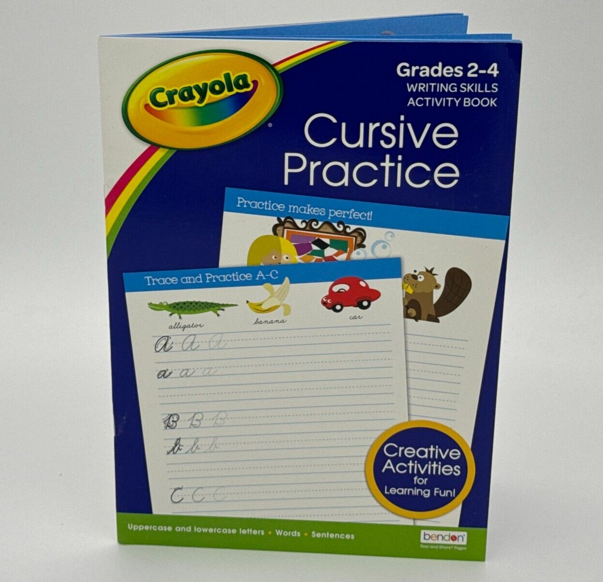Crayola Writing Skills Workbook - Cursive Practice (Grades 2-4)
