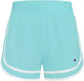 Champion Girls' Small Solid Woven Shorts - Sizzling Mint Green