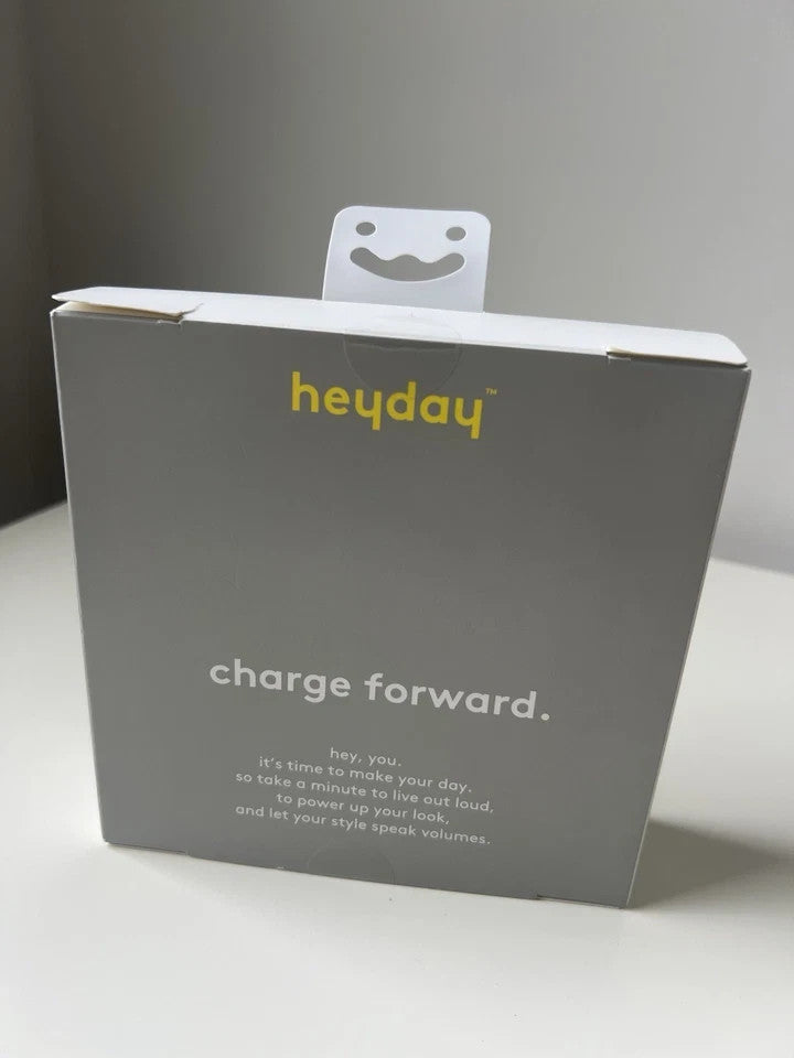 4 Port Charging Hub Vertical 2C + 2A - heyday Black Saffiano