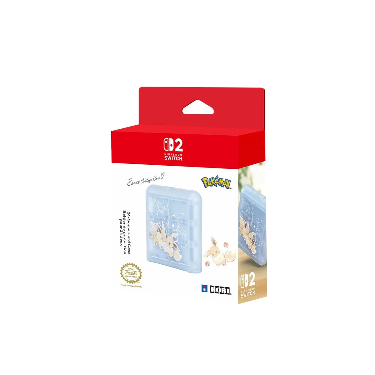 Hori Eevee Cottage Core 24 Game Card Case for Nintendo Switch 2