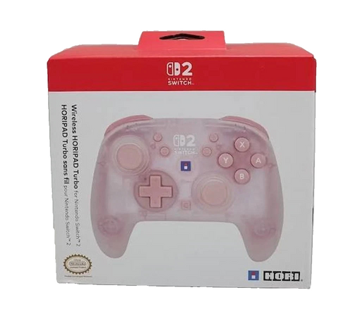 HORI Wireless HORIPAD Turbo (Cozy Pink) for Nintendo Switch 2