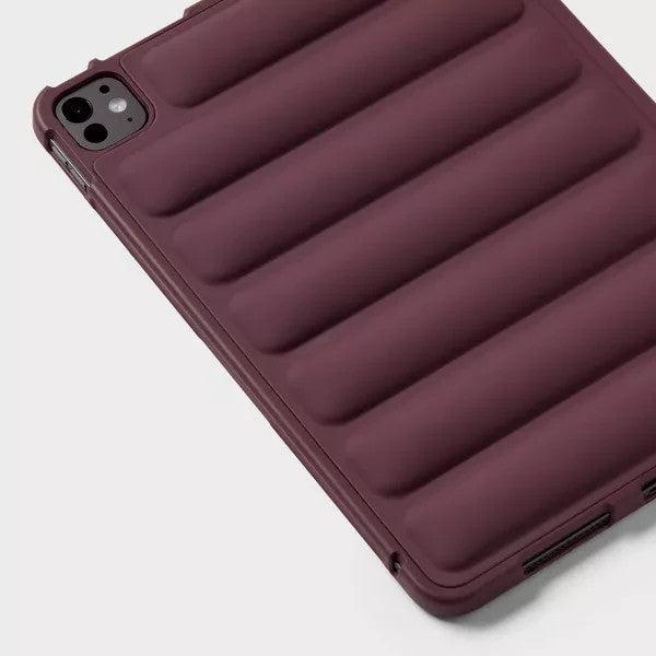 Apple iPad Pro 11-inch (2024, 5th Generation) Puffy Case - Dark Cherry