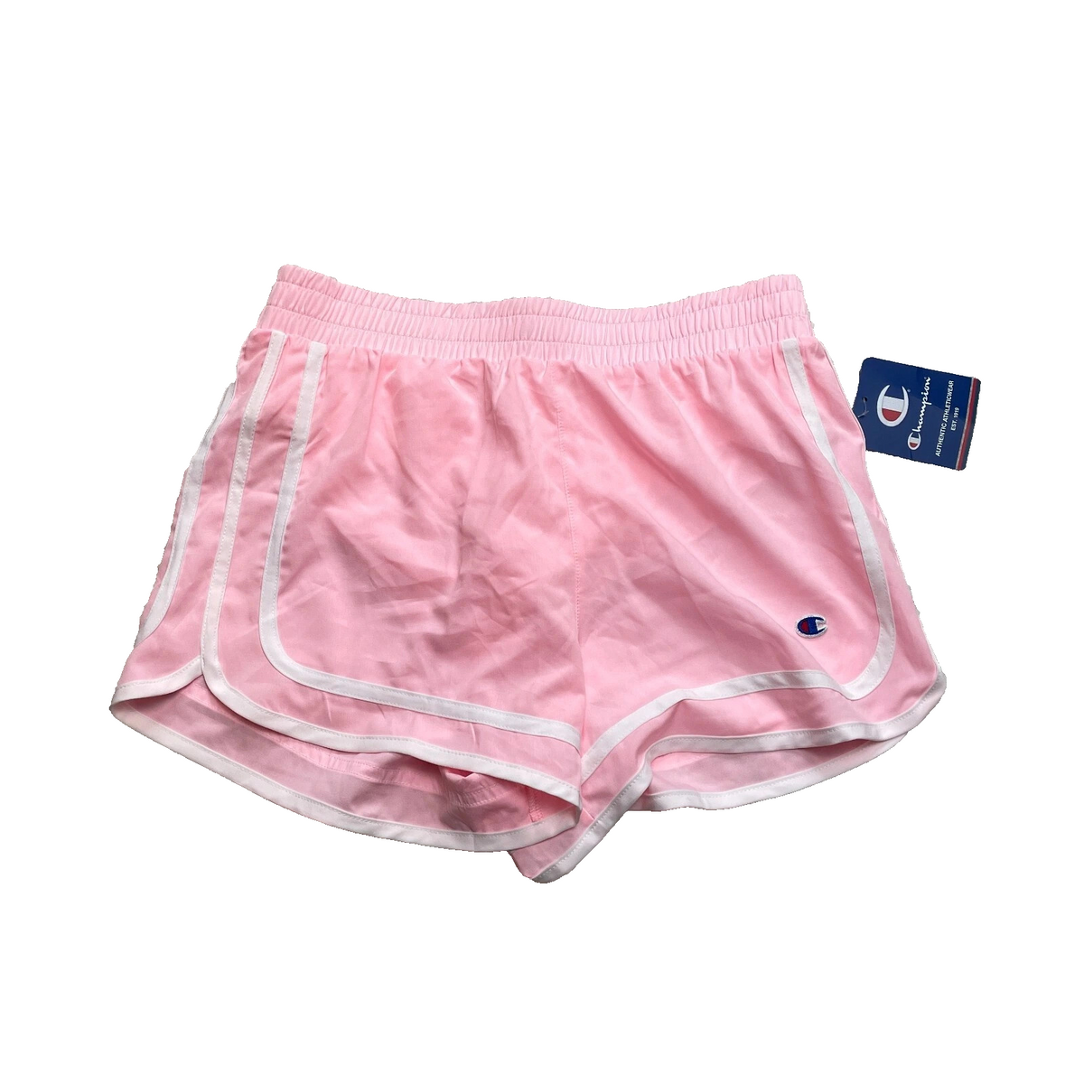 Champion Girls' XL Solid Woven Shorts - Pink Candy