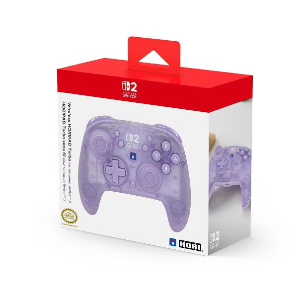 HORI Wireless HORIPAD Turbo (Cozy Lavender) for Nintendo Switch 2