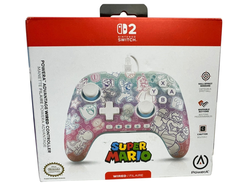 Advantage Wired Controller for Nintendo Switch 2 - Mushroom Kingdom