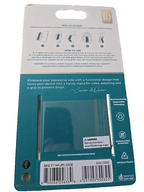 Clckr Magsafe Carson & Quinn Phone Grip | Color: Black with White Tulips