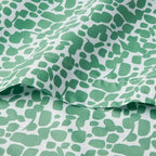 Queen Printed Microfiber 4pc Sheet Set Green Dot - Room Essentials: Polyester