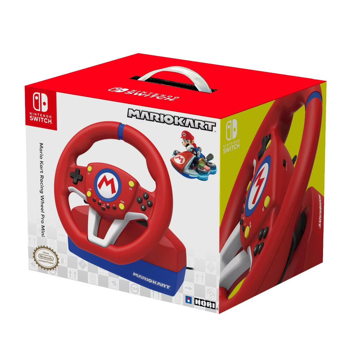 Hori NSW-204U Mario Kart Racing Wheel Pro Mini for Nintendo Switch