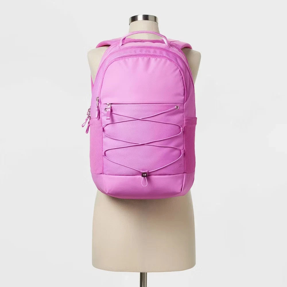 All In Motion Backpack Water-Resistant School 17"-Laptop Purple Sporty 19" Glare