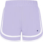 Champion Girl's Solid Varsity Woven Shorts Urban Lilac - Large (14)