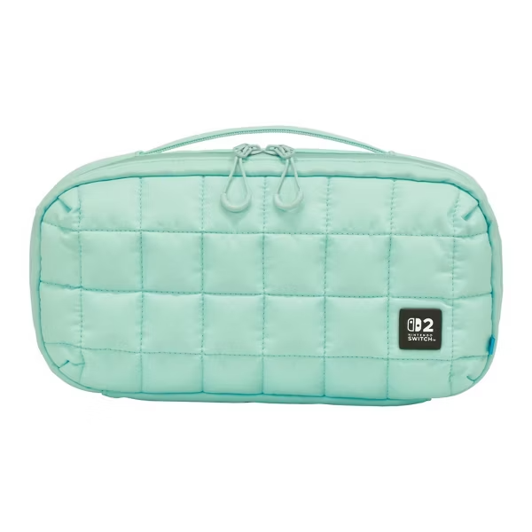 Hori Puff Pouch for Nintendo Switch 2 - Cozy Green