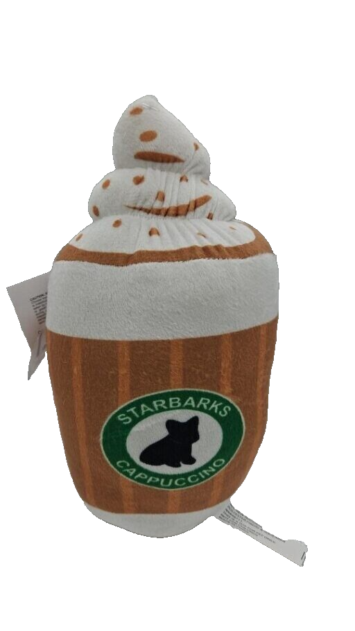 Meijer Holiday Dog Toy Starbarks Cappuccino - Plush