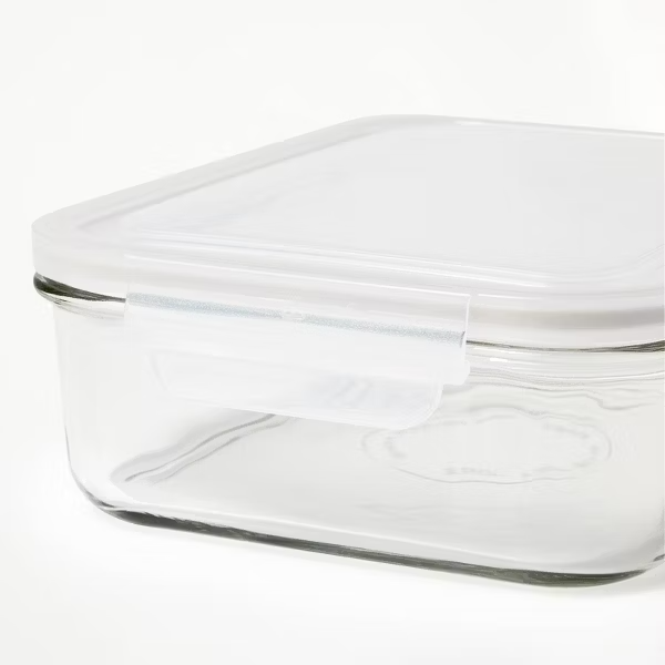 8pc (Set of 4) Glass Food Storage Container Set Clear - Figmint
