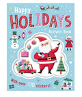 Balloon Stickers Happy Holidays Activity Book (Paperback) with 100 Stickers