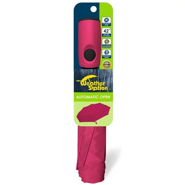 42" Automatic Super Mini Umbrella Magenta