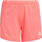 Adidas Girls' 3 Stripe Mesh Short - Acid Red - Size XS