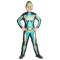 Kids' Robot Skeleton Halloween Costume Jumpsuit with Mask