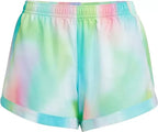 Adidas Girls' Woven Shorts Large - Semi Mint Rush