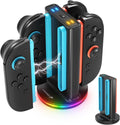 Fosmon 4 in 1 Bi-Directional Magnetic Charging Dock for Switch 2 Joycon