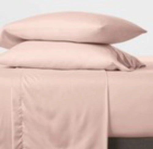 Room Essentials 4-Piece Microfiber Sheet Set - Full - Peach Blush