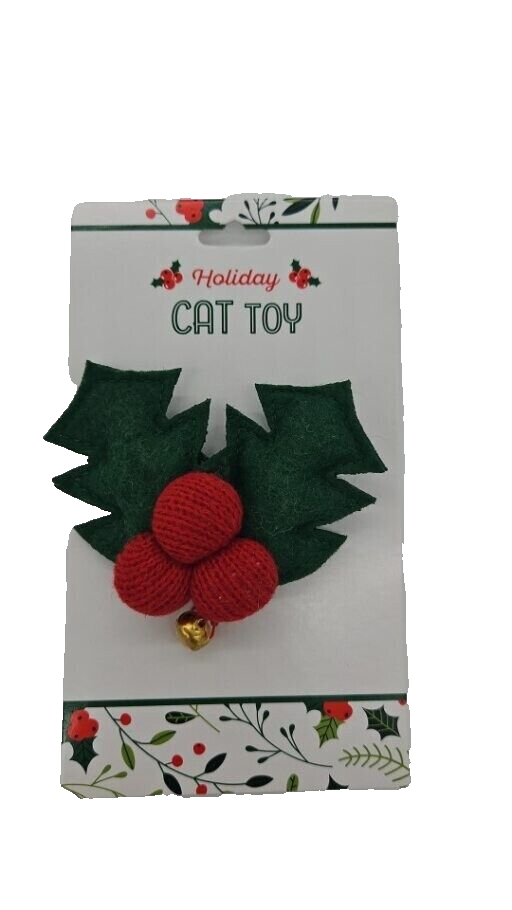 Meijer Holiday Jingle Holly - Cat Toy