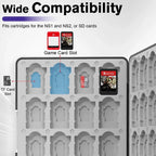 Fosmon Nintendo Switch Game Case, 32 Slots Switch 2 Game Card Holder Game Case