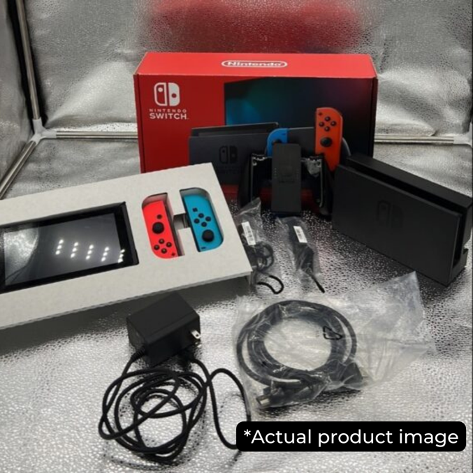 Nintendo Switch Console with Red/Blue Joycons image 3