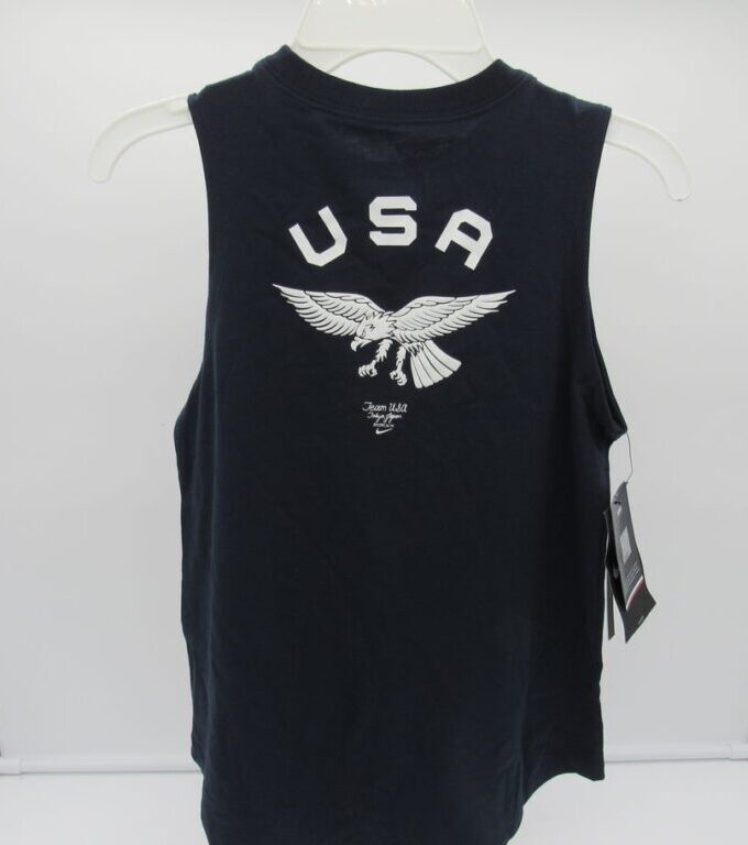 Nike Girls' Team USA Eagle Tank - Medium - Obsidian image 1