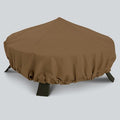 Round Fire Pit Cover - Tan image 0