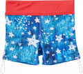 TYR Girls' Twinkle Della Boy Swim Shorts - XS - Navy White Stars image 0