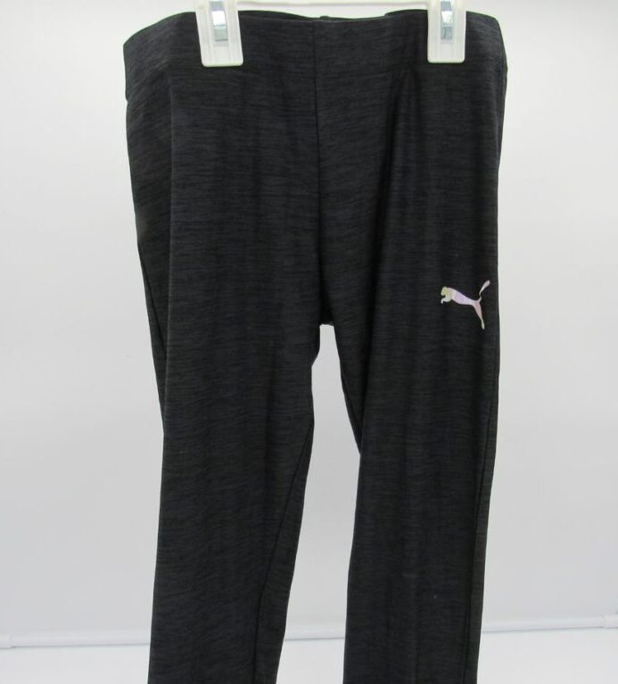 Puma Girls' Core Pack Leggings - XL - Black Heather image 0