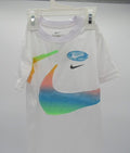 Nike Little Boys' Watercolor Split Swoosh T-Shirt - Size 4- White image 0