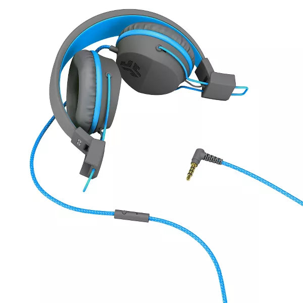 JBuddies Studio Wired Kids Headphones - Blue/Gray image 1