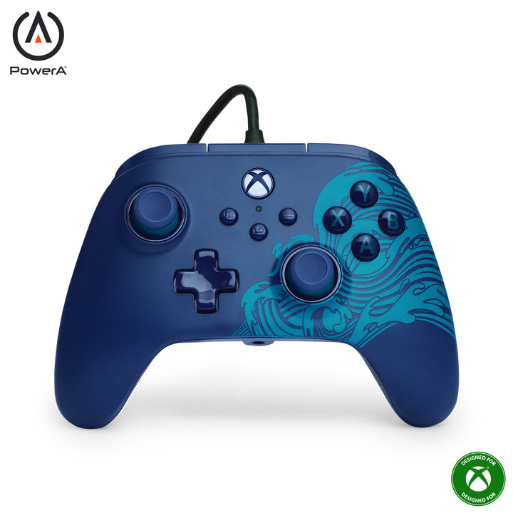 PowerA Advantage Wired Controller for Xbox Series X|S - Blue Wave