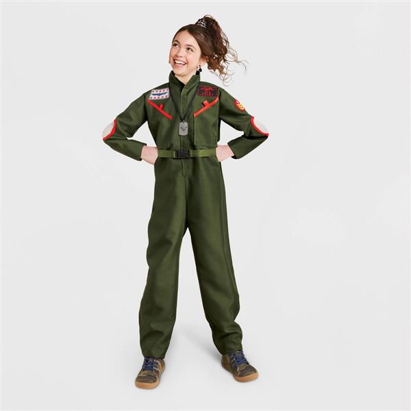 Kids' Fighter Pilot Flight Suit Halloween Costume by Hyde & EEK! Boutique® image 0