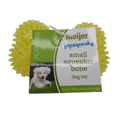 Li'l Pipsqueaks Yellow Squeaker Bone Dog Toy image 0