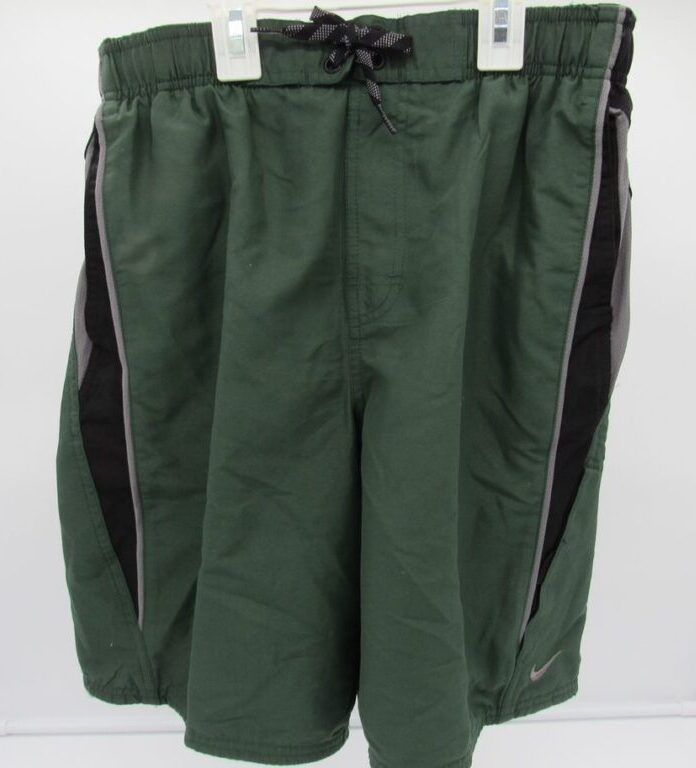Nike Men's Core Contend Volley Swim Trunks - Small - Green image 0